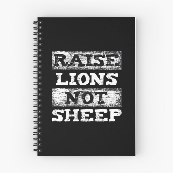 Item preview, Raise Lions Not Sheep designed and sold by Color-Sparkle.