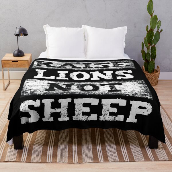 Item preview, Raise Lions Not Sheep designed and sold by Color-Sparkle.