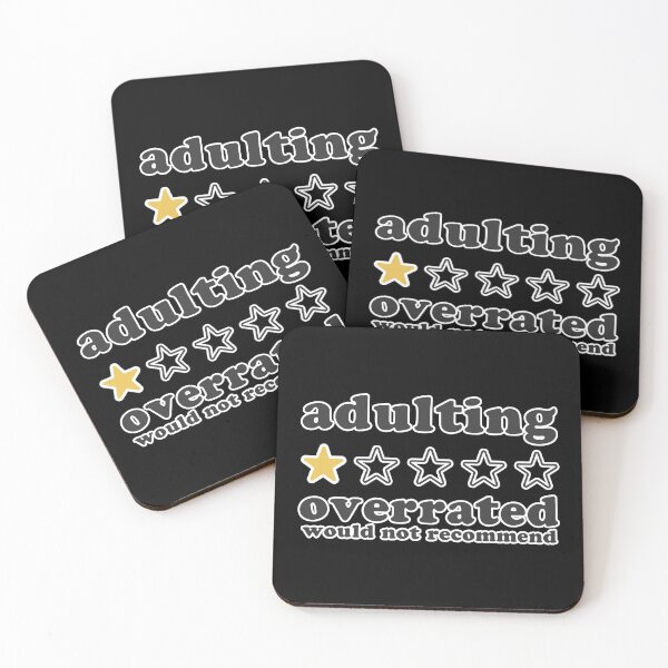 Item preview, Adulting would not recommend  designed and sold by sasyall.