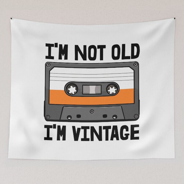 Item preview, I'm Not Old I'm Vintage Cassette  designed and sold by Bendthetrend.