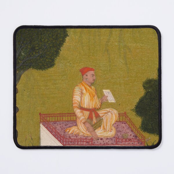 Item preview, Raja Dalip Singh of Guler on a Dais designed and sold by HinduArtGallery.