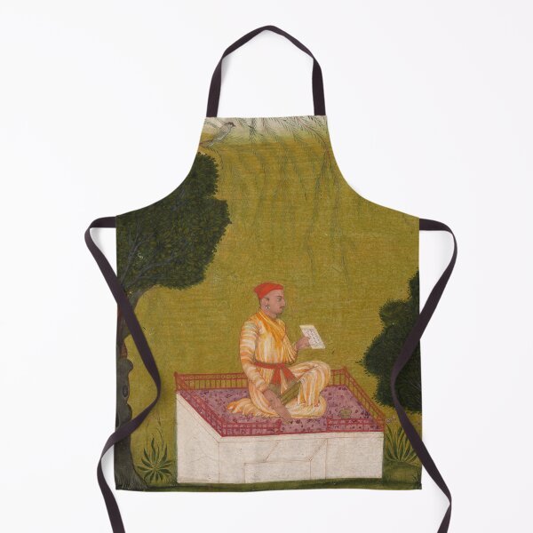 Item preview, Raja Dalip Singh of Guler on a Dais designed and sold by HinduArtGallery.