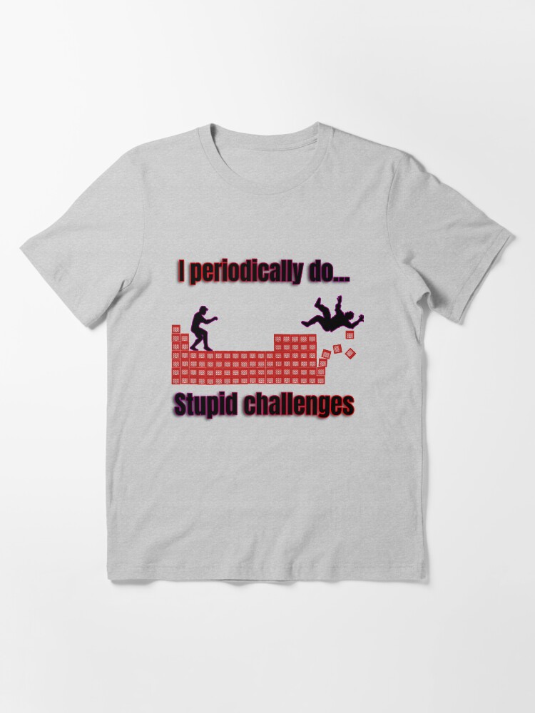 "Milk Crate Challenge, funny, Periodic table joke, pun" Tshirt for Sale by HazardPaay