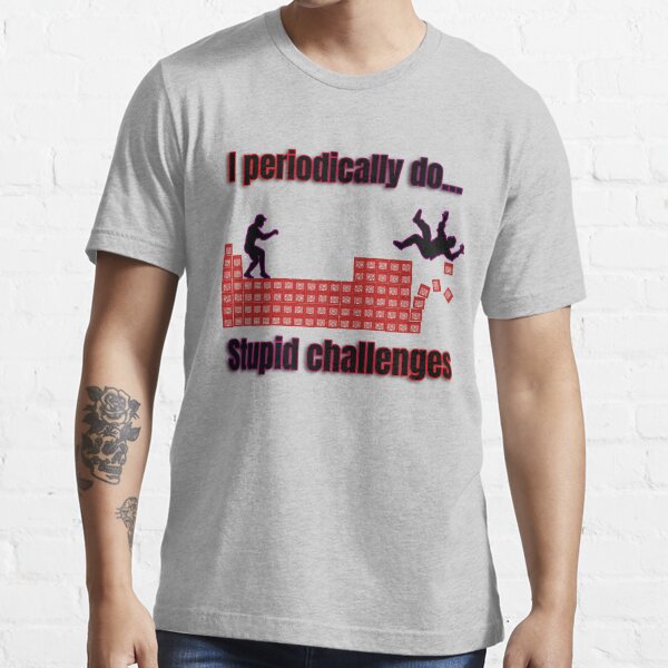 "Milk Crate Challenge, funny, Periodic table joke, pun" Tshirt for Sale by HazardPaay