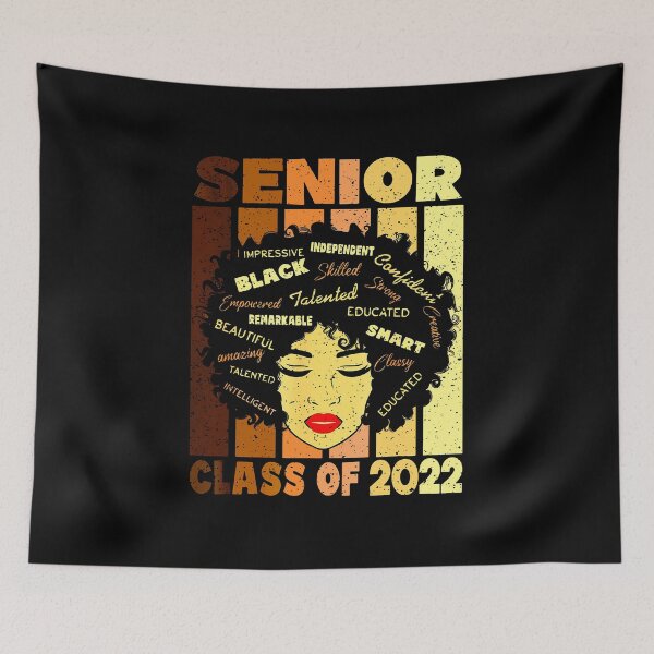 Item preview, Senior Class Of 2022 Black Talented Smart designed and sold by Dillan-TShirt.