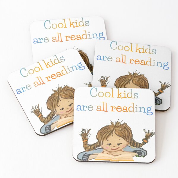 Item preview, Cool kids are all reading - All The Cool Kids Are Reading sicker - cool kids quote designed and sold by NathBros.