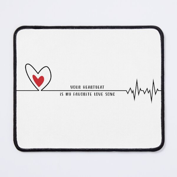 Item preview, Heartbeat valentines mug designed and sold by TheArtDesk.