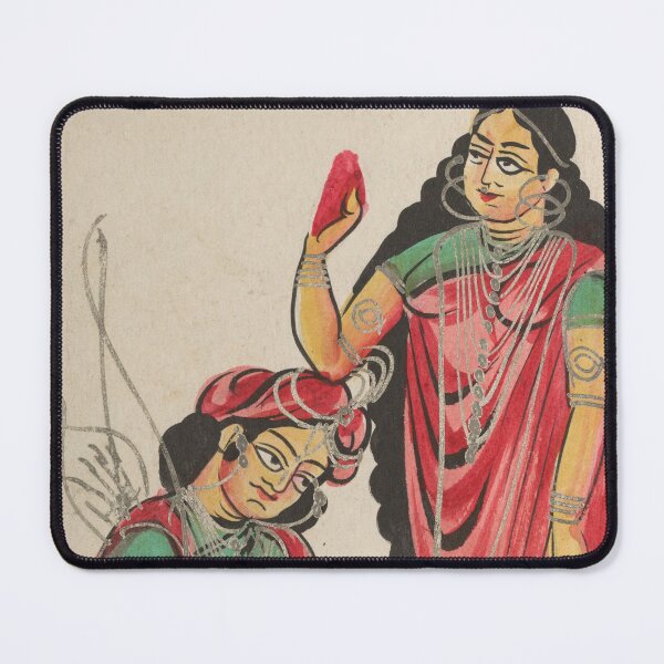 Item preview, Pravira Kneeling at the Feet of Jana designed and sold by HinduArtGallery.