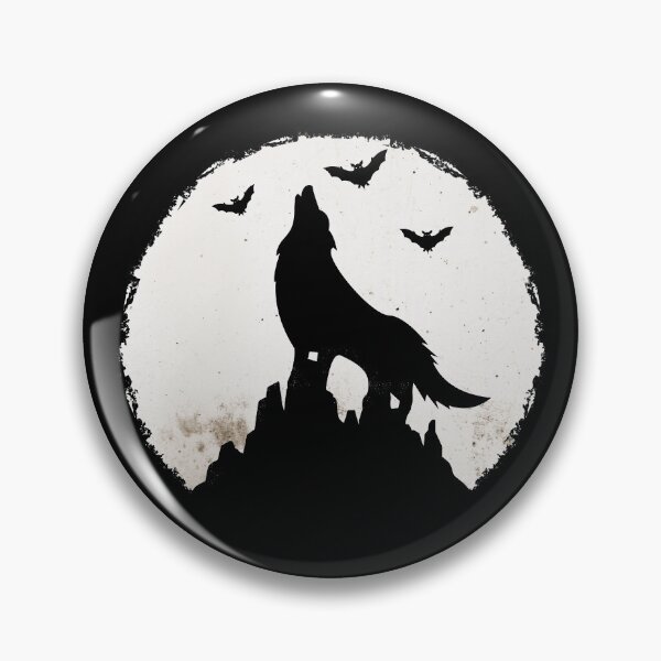 Artikelvorschau, Wolf sitzt auf dem Berg Vintage Halloween-Kostüm entworfen und verkauft von Aymanerachif.
