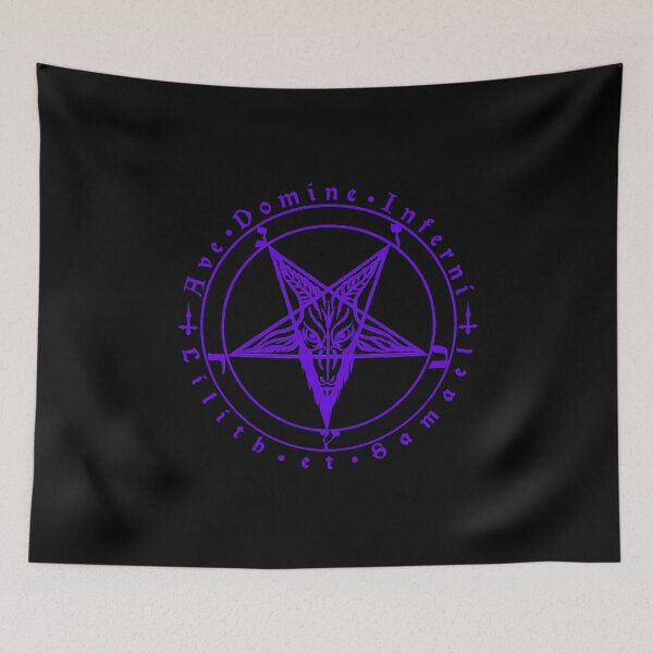 Item preview, Satan Pentagram Baphomet Latin designed and sold by Kolsab.