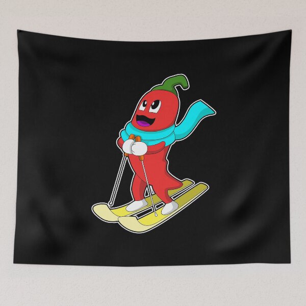 Item preview, Pepper as Skier with Ski designed and sold by Snabdesign84.