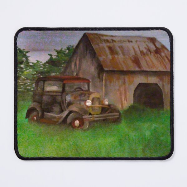 Item preview, Old car and barn designed and sold by Kachansan.