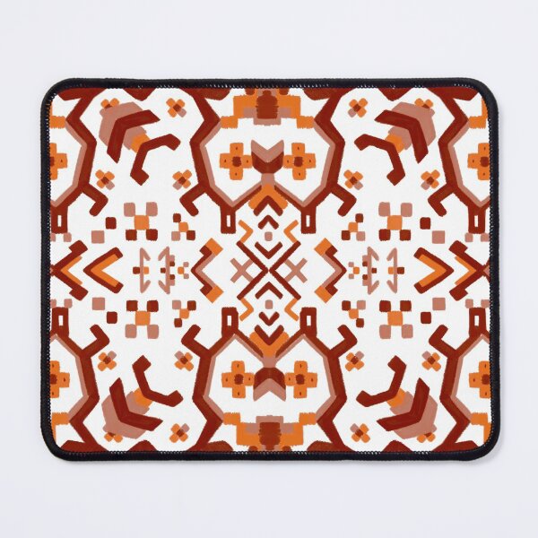Item preview, Orange brown Arabicas  pattern designed and sold by kMariaART.