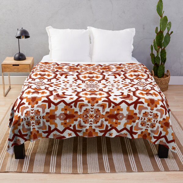 Item preview, Orange brown Arabicas  pattern designed and sold by kMariaART.