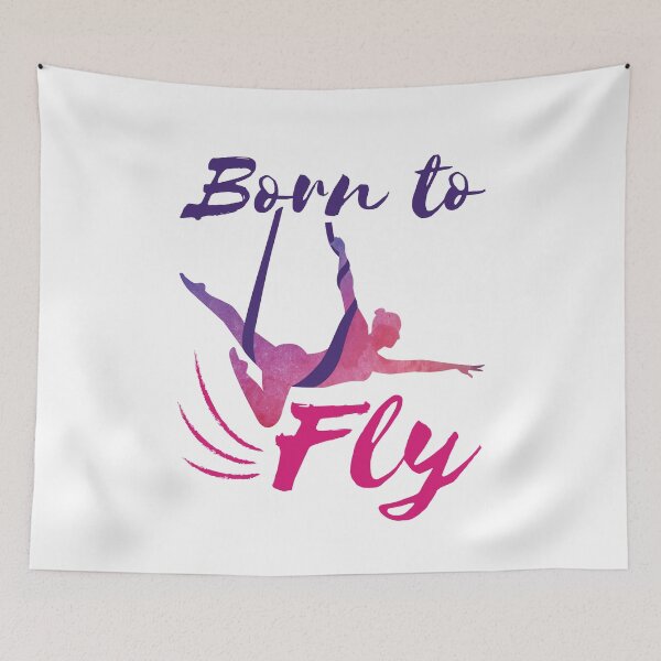 Item preview, Aerial Yoga Born to Fly designed and sold by jaygo.