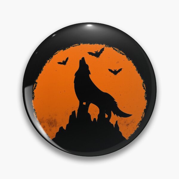 Artikelvorschau, Wolf sitzt auf dem Berg Vintage Halloween-Kostüm entworfen und verkauft von Aymanerachif.