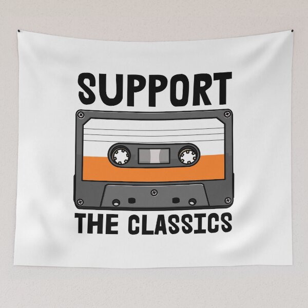 Item preview, Support The Classics Cassette designed and sold by Bendthetrend.