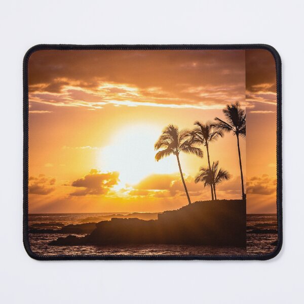 Item preview, Golden Sunset Palm Tree Ocean  designed and sold by newburyboutique.