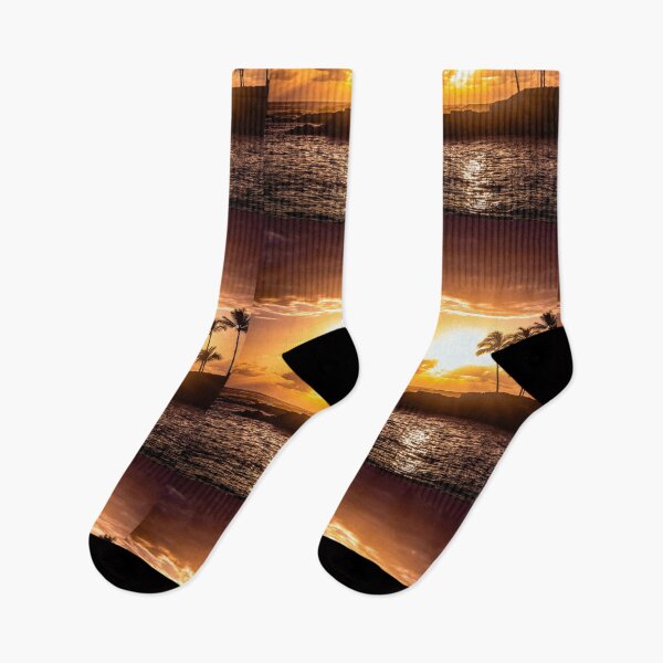 Item preview, Golden Sunset Palm Tree Ocean  designed and sold by newburyboutique.