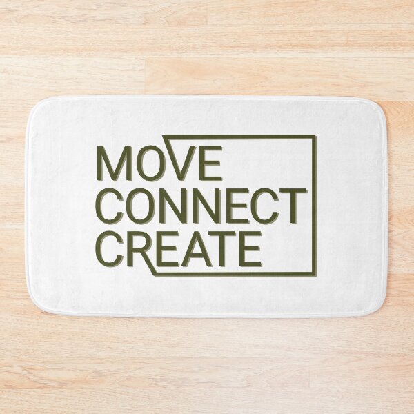 Item preview, MOVE CONNECT CREATE - Army Green designed and sold by WietskeWelten.