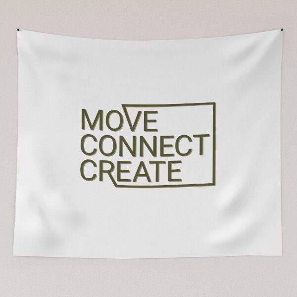 Item preview, MOVE CONNECT CREATE - Army Green designed and sold by WietskeWelten.