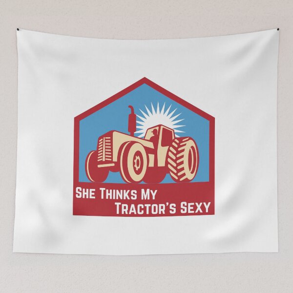 Item preview, She Thinks My Tractor's Sexy  designed and sold by Chanchane Store.