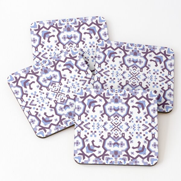 Item preview, Blue Purple Arabic pattern designed and sold by kMariaART.