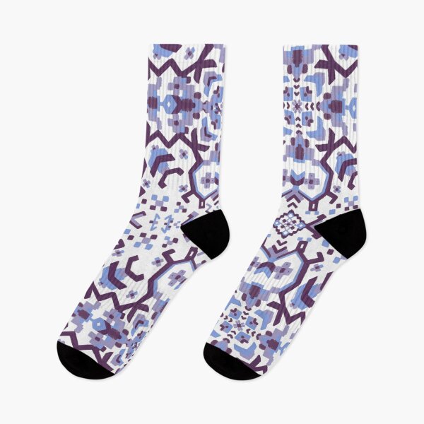 Item preview, Blue Purple Arabic pattern designed and sold by kMariaART.