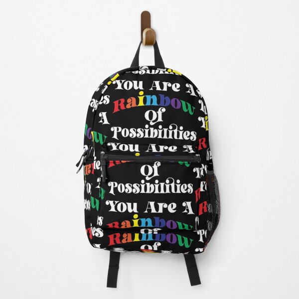 Item preview, You Are A Rainbow Of Possibilities - Positive Vibes Quote designed and sold by LarrysDesigns.
