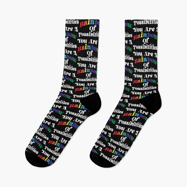 Artikelvorschau, Du bist ein Regenbogen der Möglichkeiten - Positive Vibes Zitat entworfen und verkauft von LarrysDesigns.