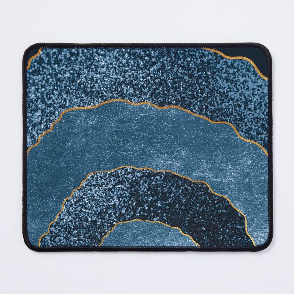 Item preview, Abstract Blue Geode Art | Blue Quartz Art | Abstract Sapphire Art | Blue Agate Stone Art designed and sold by thelustrous.