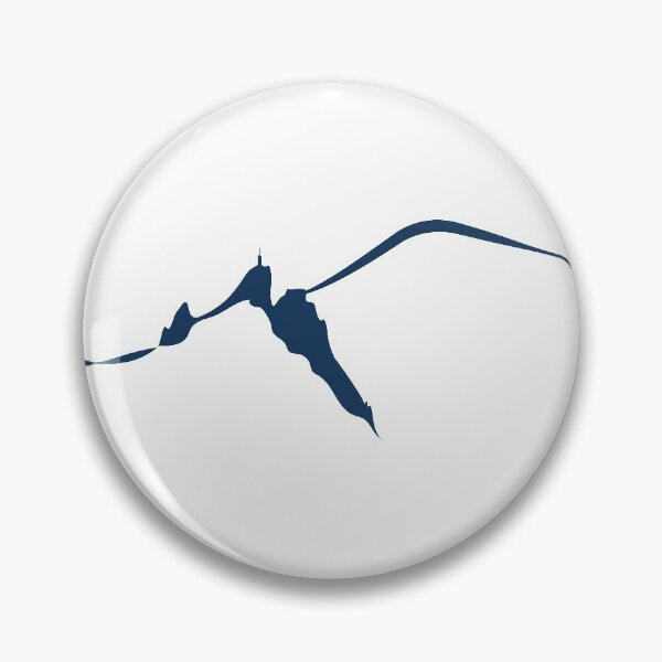 Item preview, Chamonix Alps Mont Blanc and Aiguille du midi blue designed and sold by leewarddesign.