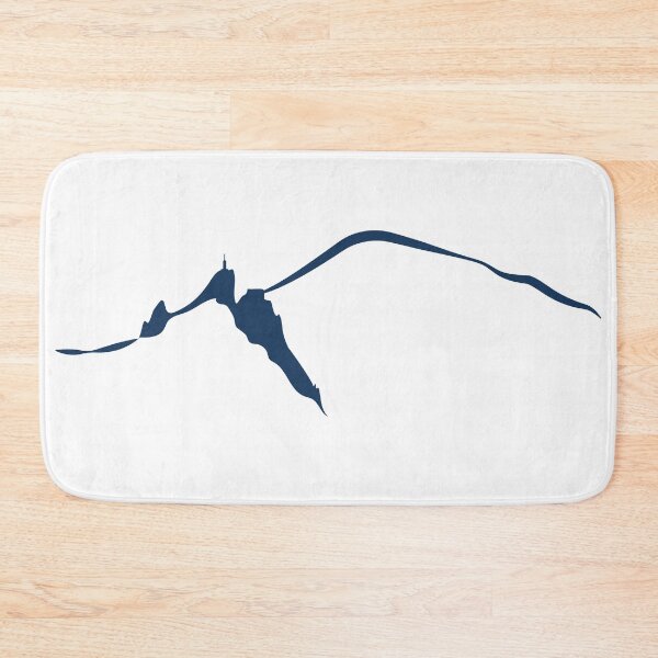 Item preview, Chamonix Alps Mont Blanc and Aiguille du midi blue designed and sold by leewarddesign.
