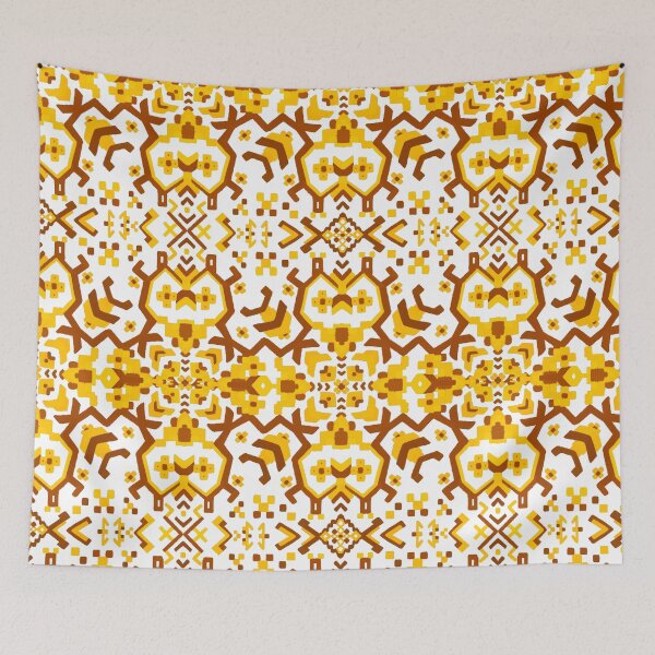 Item preview, Yellow Islamic pattern designed and sold by kMariaART.