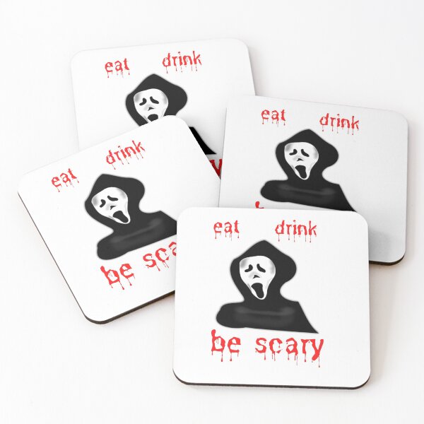 Item preview, Eat, Drink, Be Scary - Scream designed and sold by Teepocalypse.