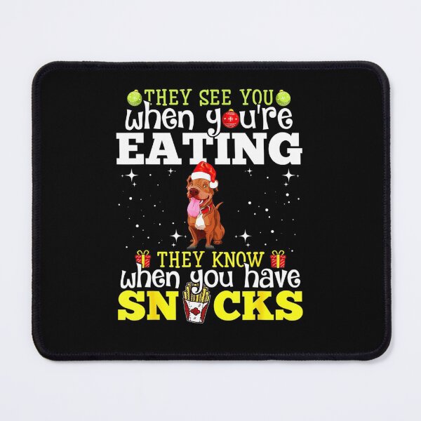 Item preview, Pitbull They See You Funny Dog Lover Christmas designed and sold by wowart4u.