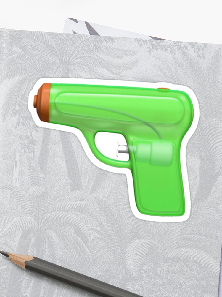 Pistolet à Eau Emoji Sticker