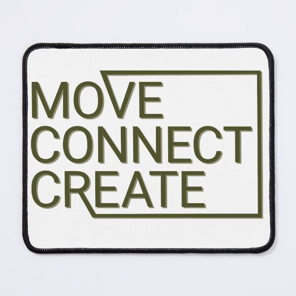 Item preview, MOVE CONNECT CREATE - Army Green designed and sold by WietskeWelten.