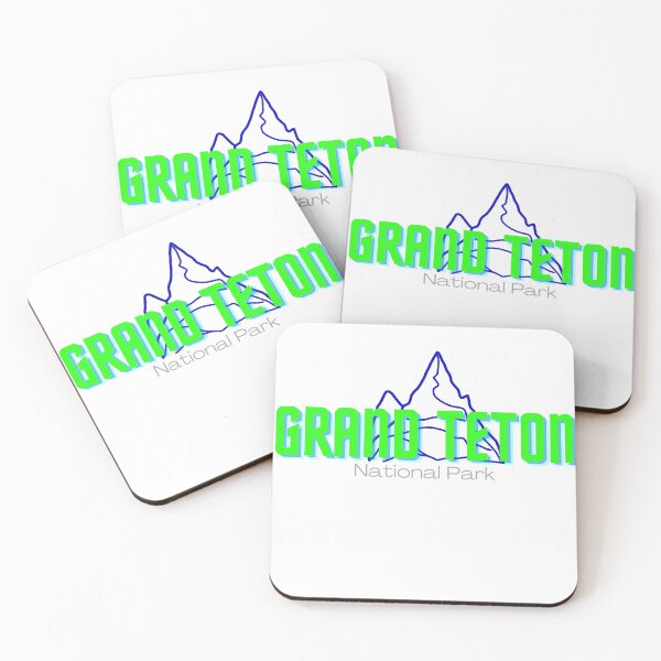 Item preview, Grand Teton National Park - Text & Mountains designed and sold by Cozy Day Designs.
