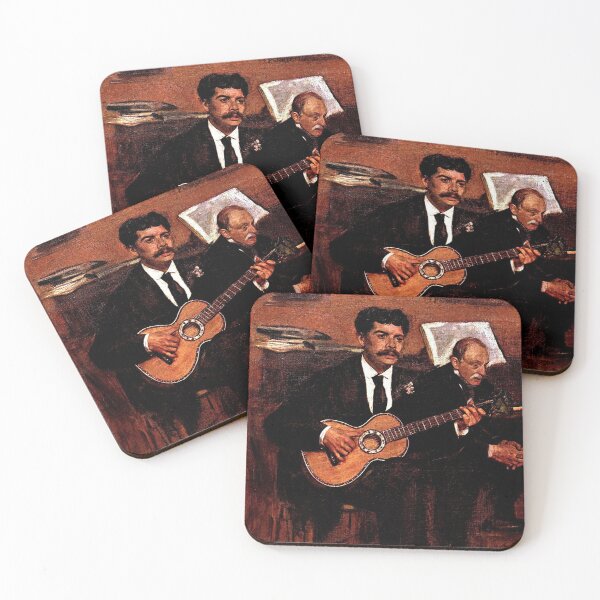 Item preview, Portrait of Lorenzo Pagans by Edgar Degas - Guitar designed and sold by GuitarNuts.