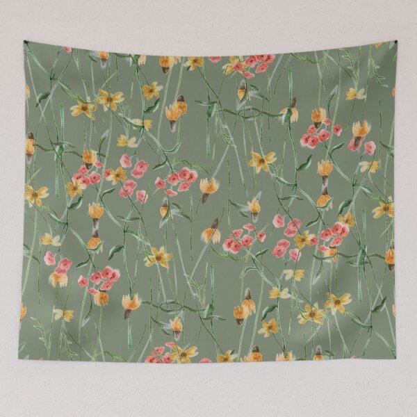 Item preview, Hectic floral pattern designed and sold by FloraLee23.