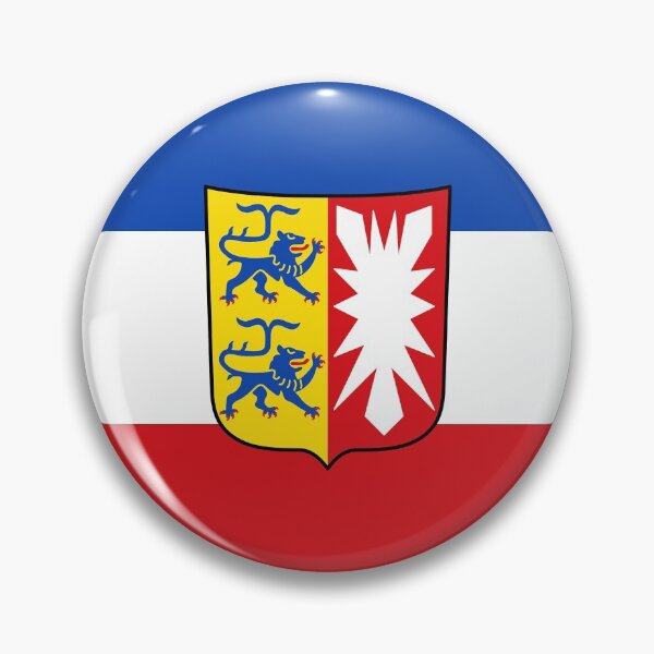 Item preview, SCHLESWIG - HOLSTEIN State Flag Gifts, Masks, Stickers & Products (GF) designed and sold by mpodger.