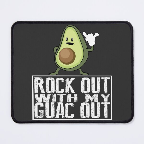 Item preview, Rock Out with Your Guac Out – Funny Vegan Gift designed and sold by TrndSttr.