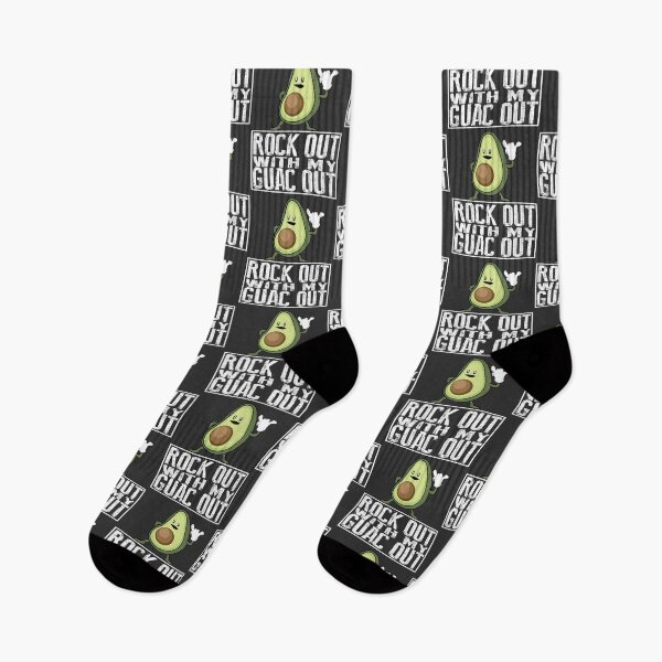 Item preview, Rock Out with Your Guac Out – Funny Vegan Gift designed and sold by TrndSttr.