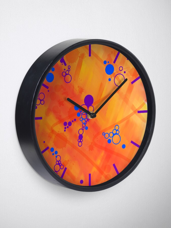 Alternate view of Paradise Waiting Abstract Clock