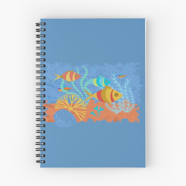 Item preview, Sea bottom Underwater Scene Fish Coral  designed and sold by Anna Lemos.