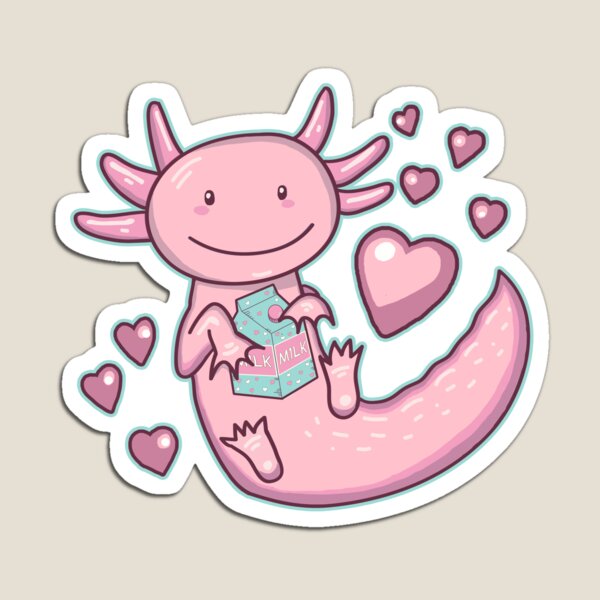 Imanes: Kawaii Axolotl