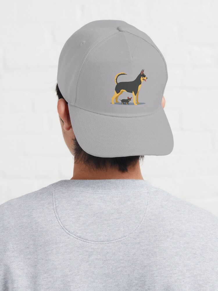 Alternate view of Sunscreen - dark gray fur option Cap