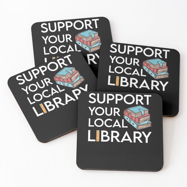 Item preview, Support Your Local Library-Library Lover Reader designed and sold by andregiftshopzz.