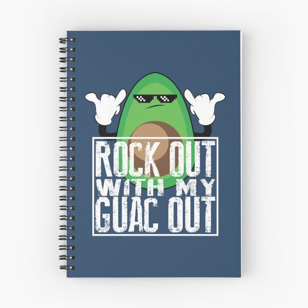 Item preview, Rock Out with My Guac Out – Funny Vegan Gift designed and sold by TrndSttr.